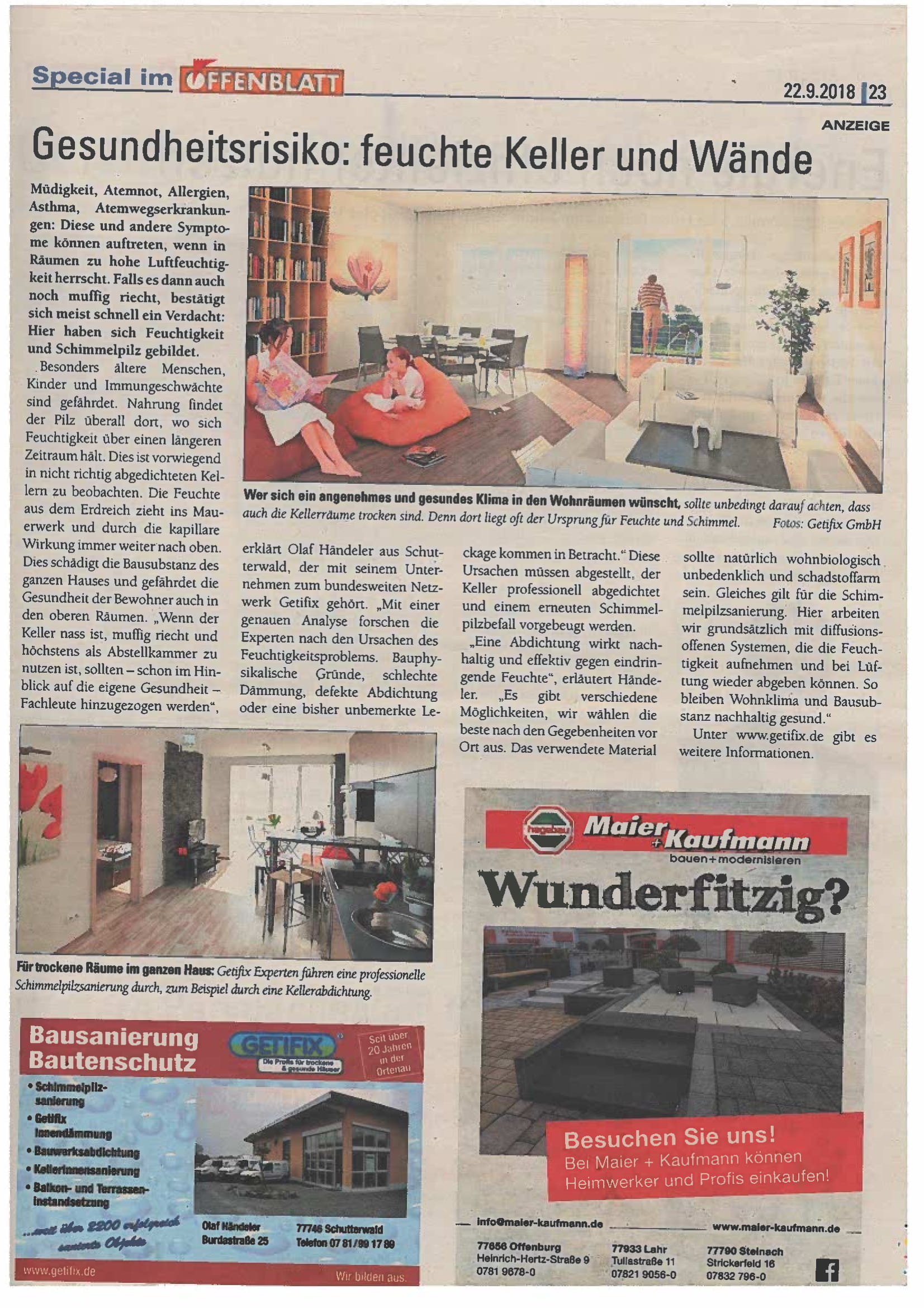 Offenblatt September 2018